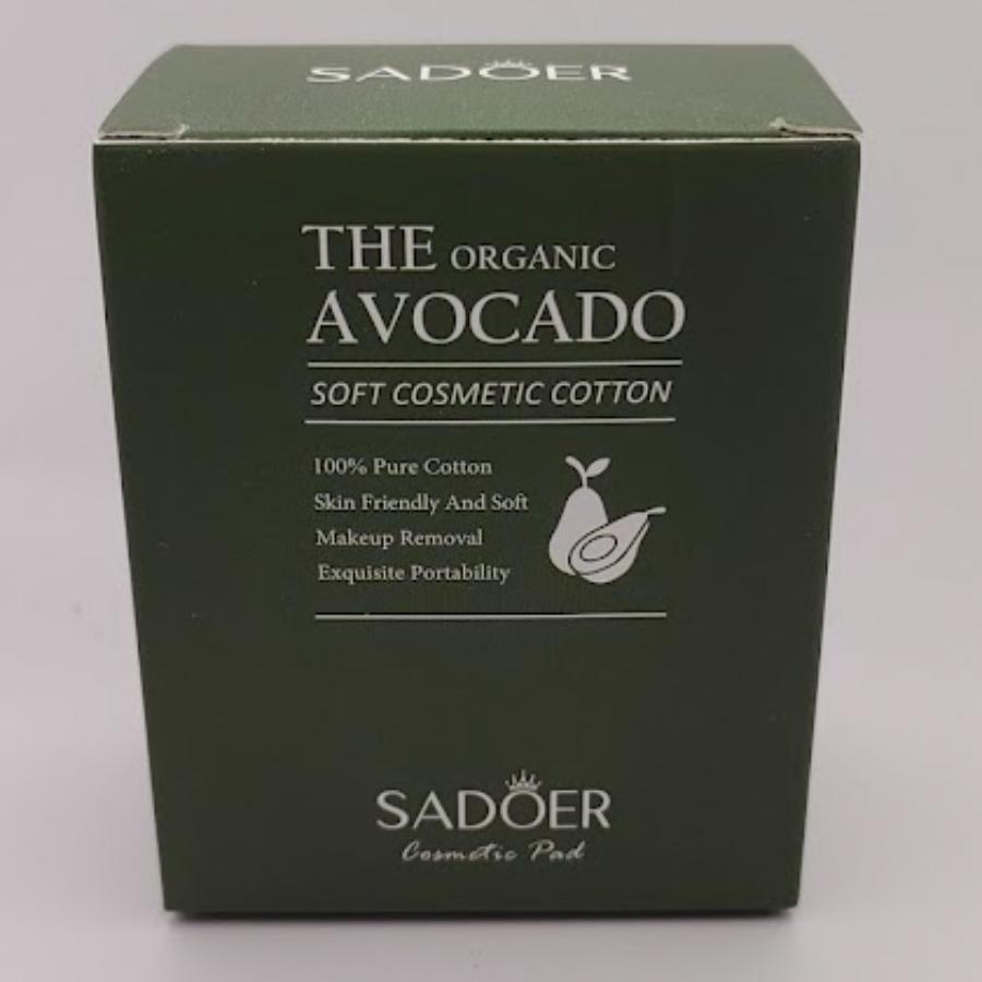 Algodones Cosméticos Premium Avocado – SADOER (100 porciento Algodón Puro)